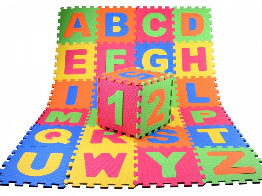 puzzle piankowe dla niemowlaka na podłogę
